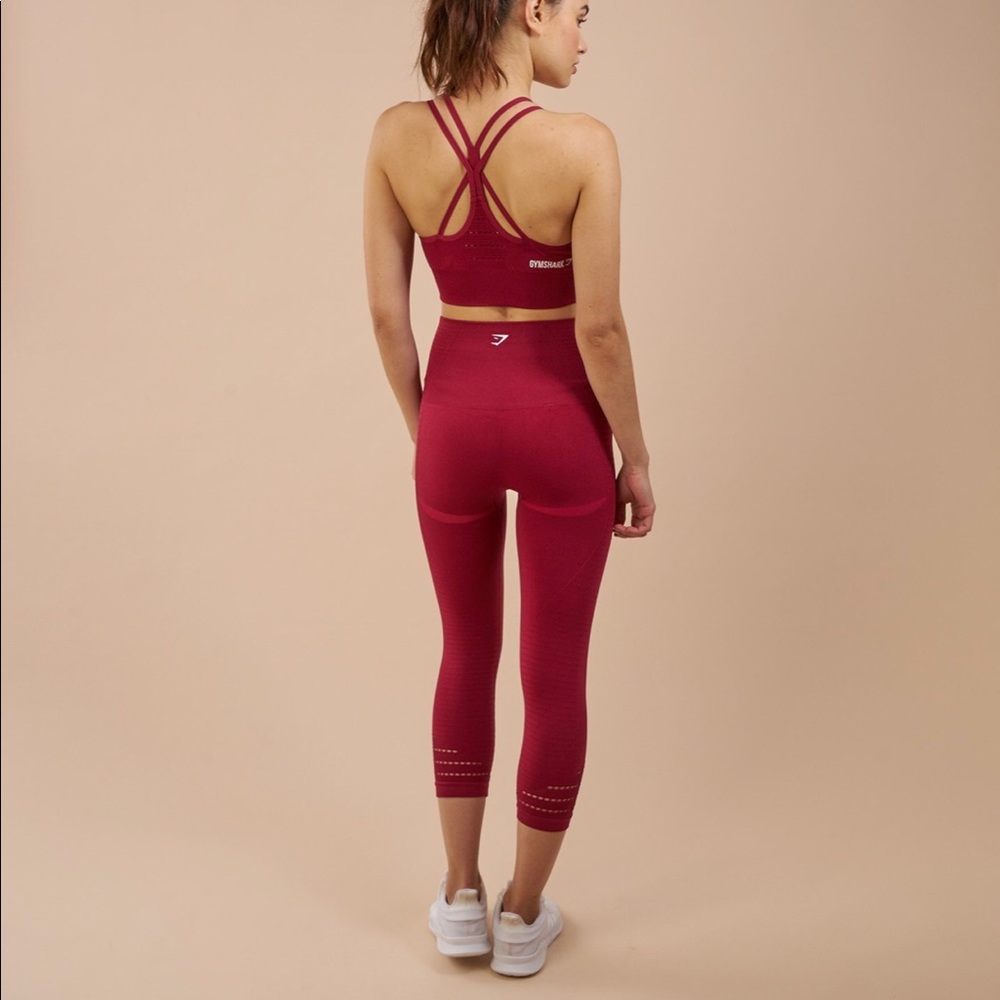Gymshark High Waisted Seamless Cropped Leggings M